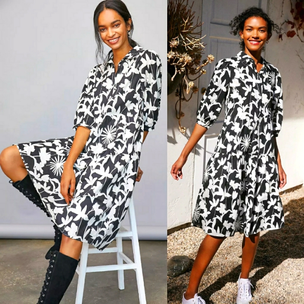 NWT Anthropologie Darla Midi Dress